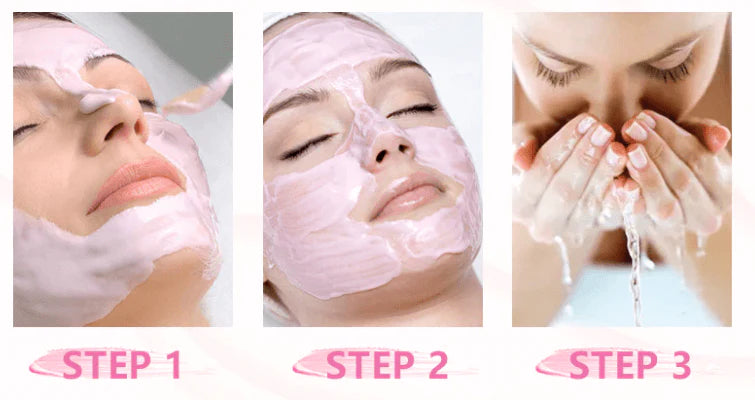 Roze Klei Masker