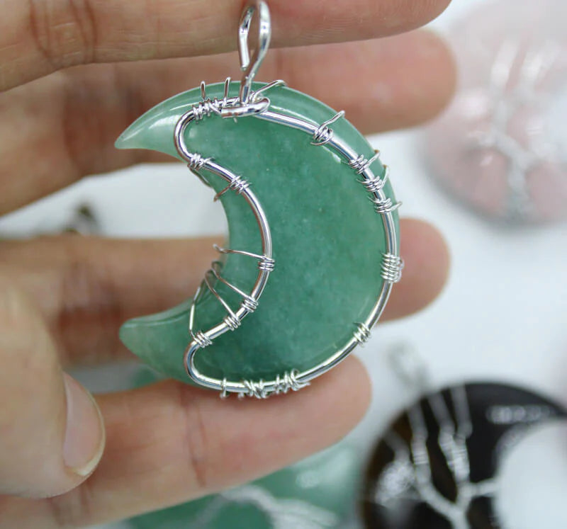 Tree of Life Halve Maan Ketting