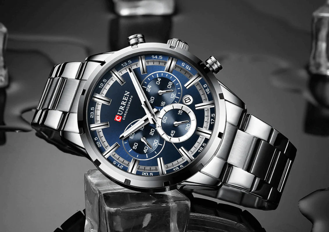 Curren Business Chronograafhorloge