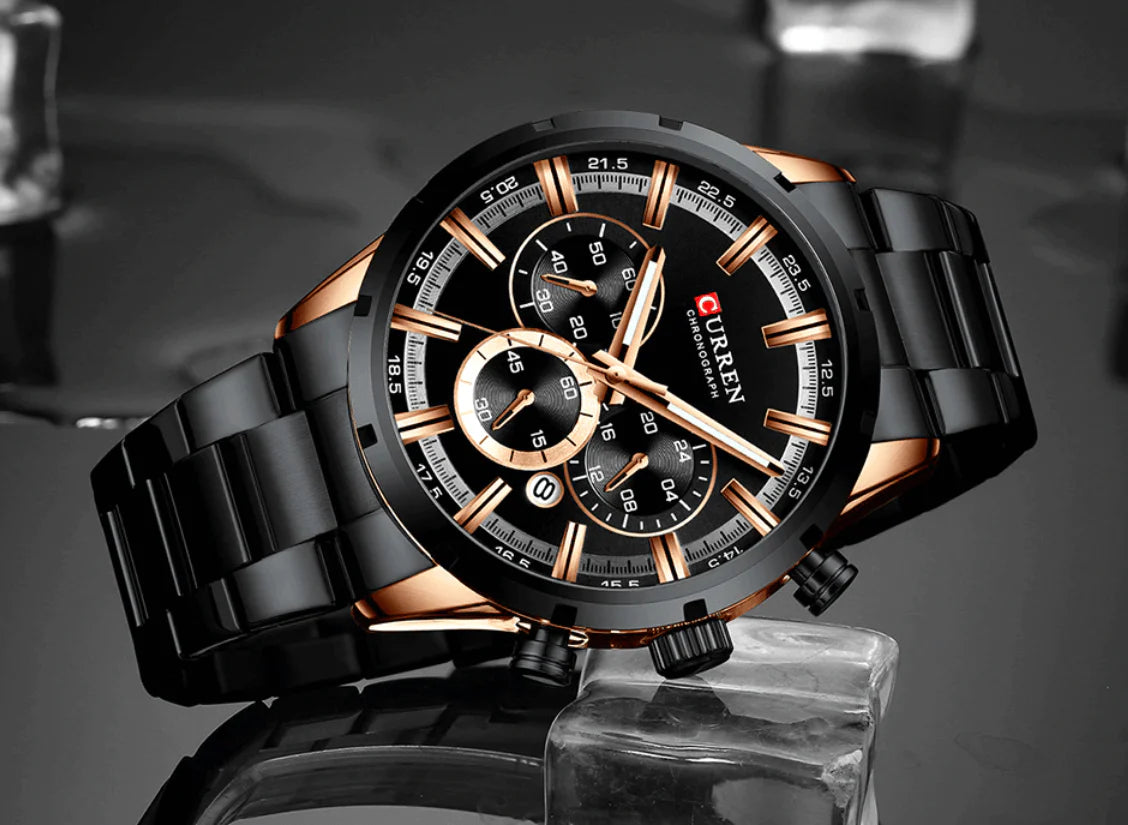 Curren Business Chronograafhorloge