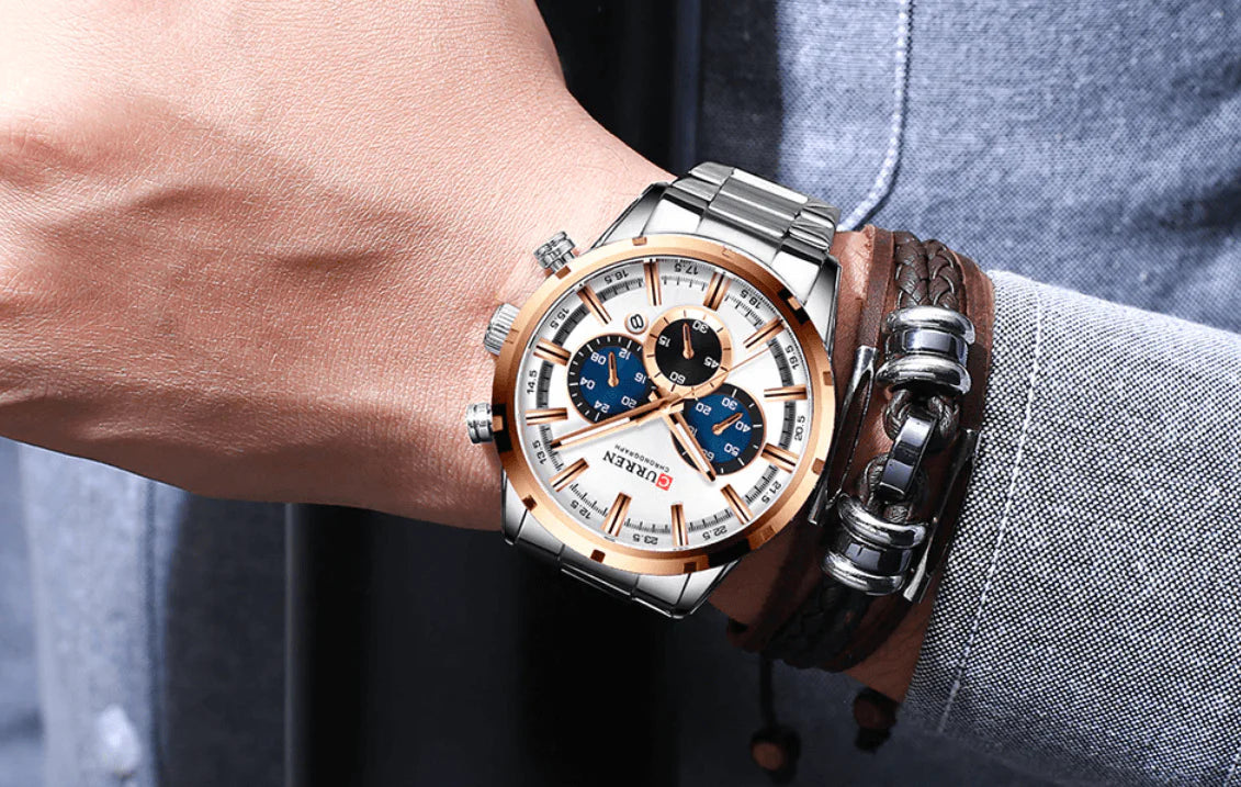 Curren Business Chronograafhorloge