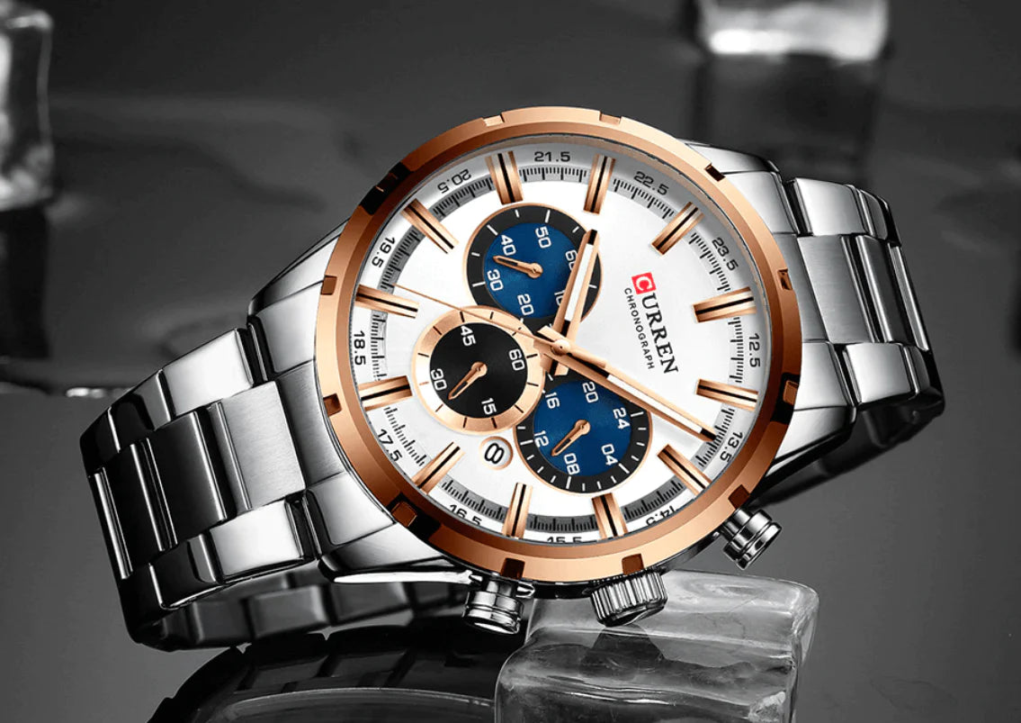 Curren Business Chronograafhorloge