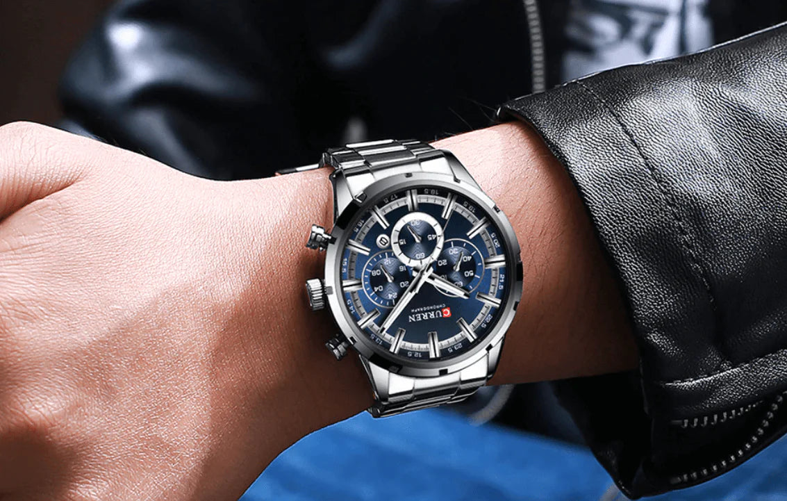 Curren Business Chronograafhorloge