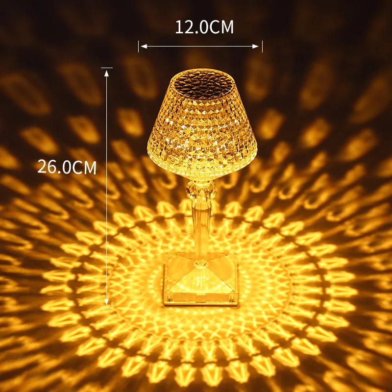 Verblindende Kristallen Lamp