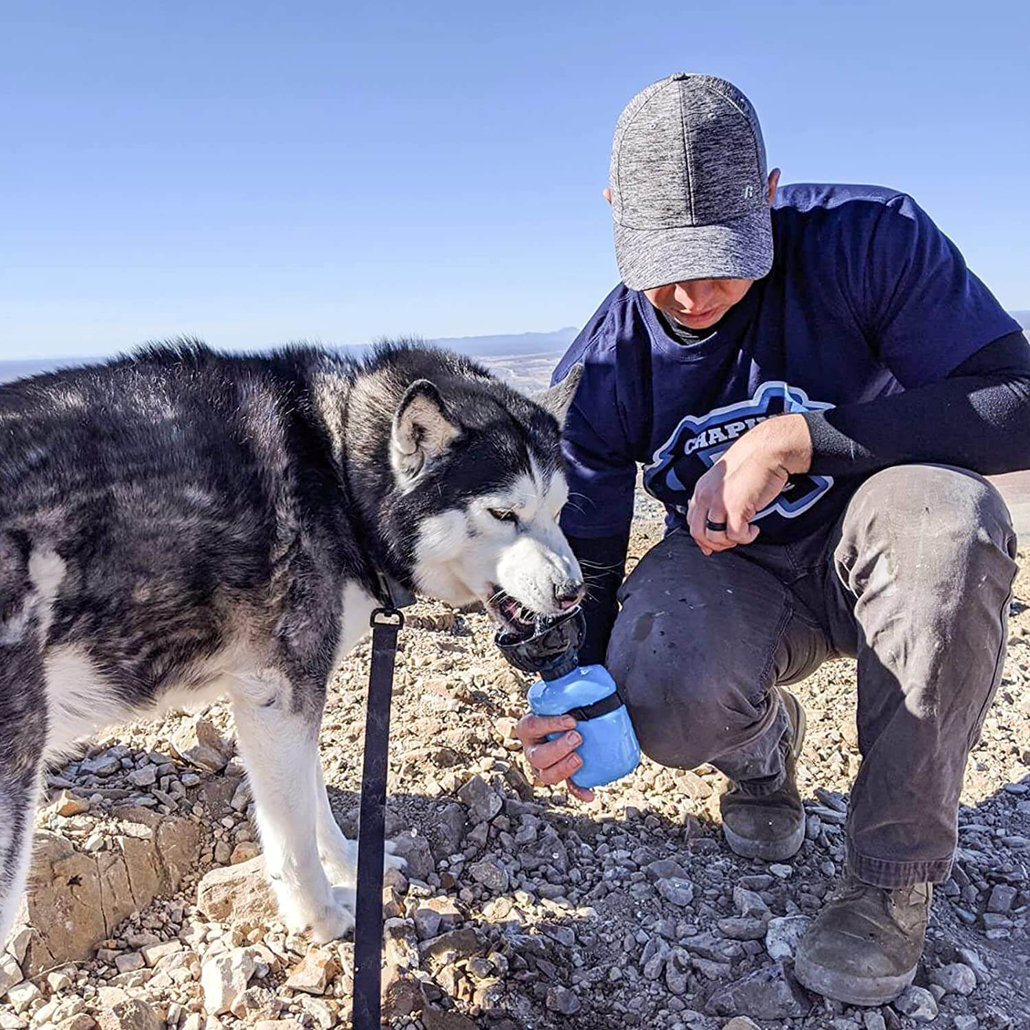 Collapsible Hond Waterfles