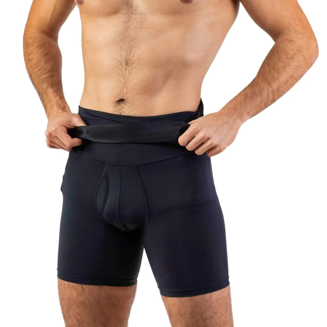 Heren Compressie Gordel Shorts
