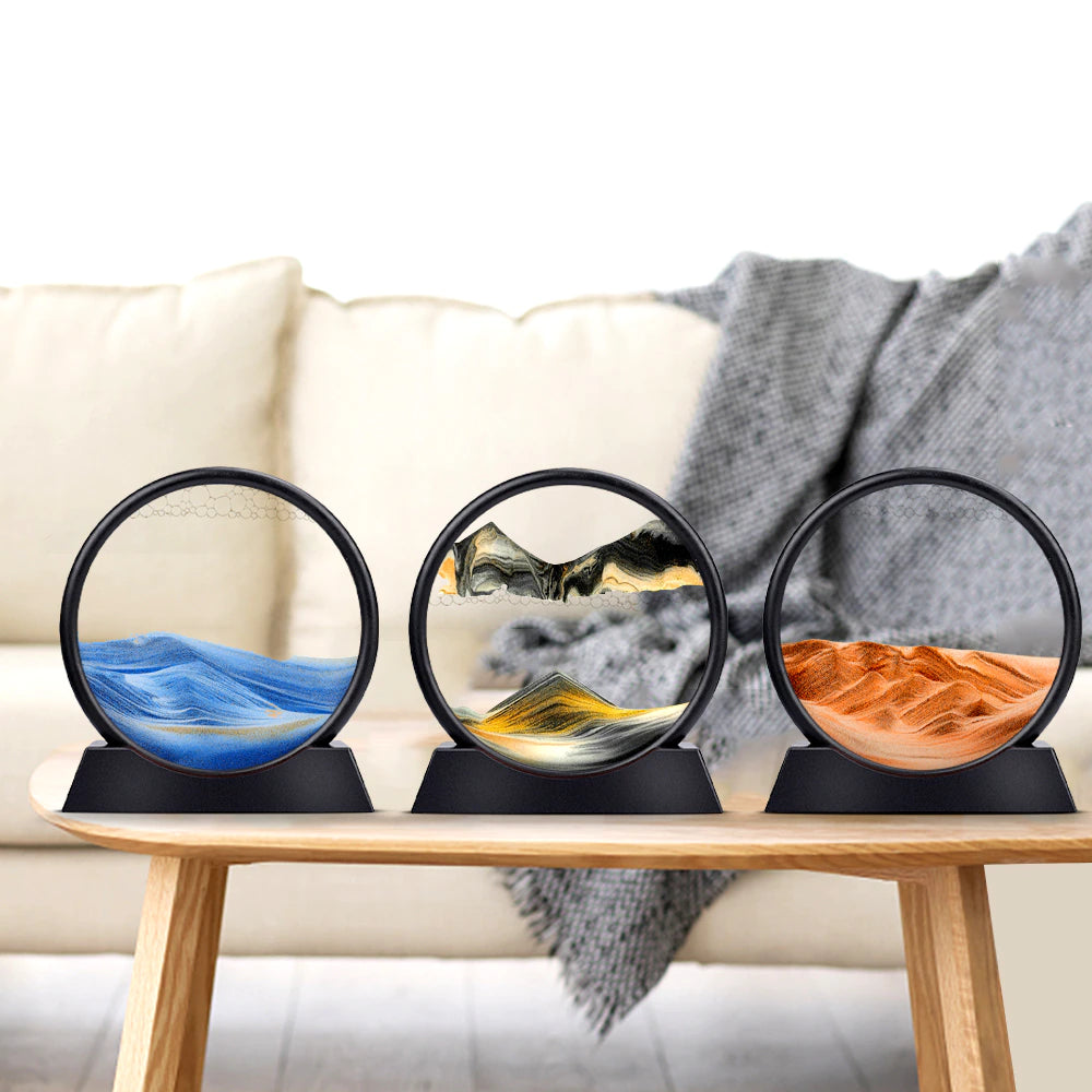 3D Zandlandschap Zandloper