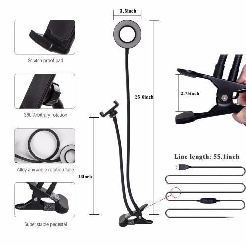 Studio LED Light Met Telefoonhouder