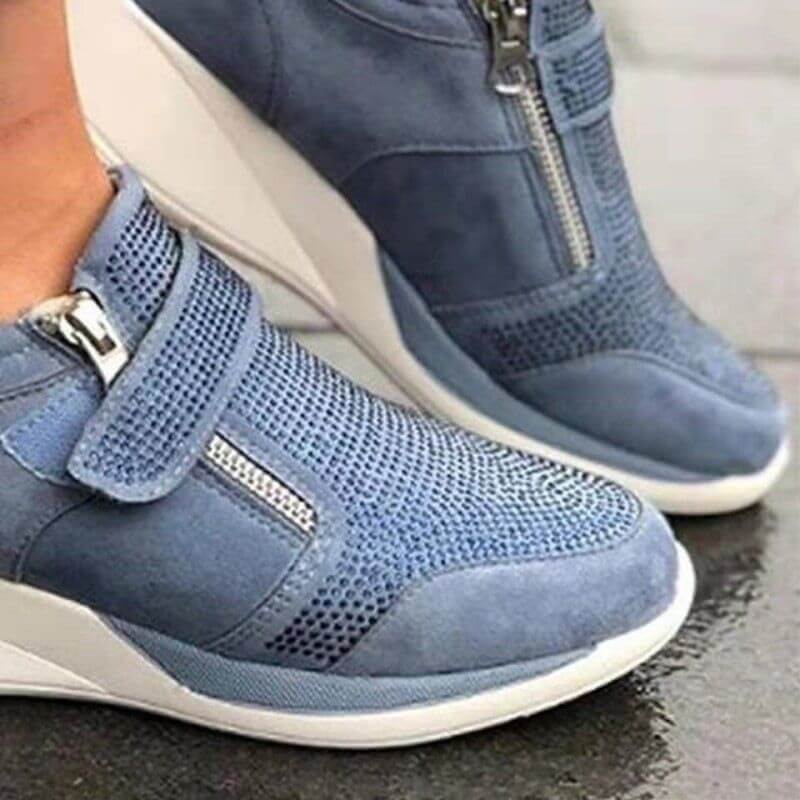 Dames Rits Platform Sneakers