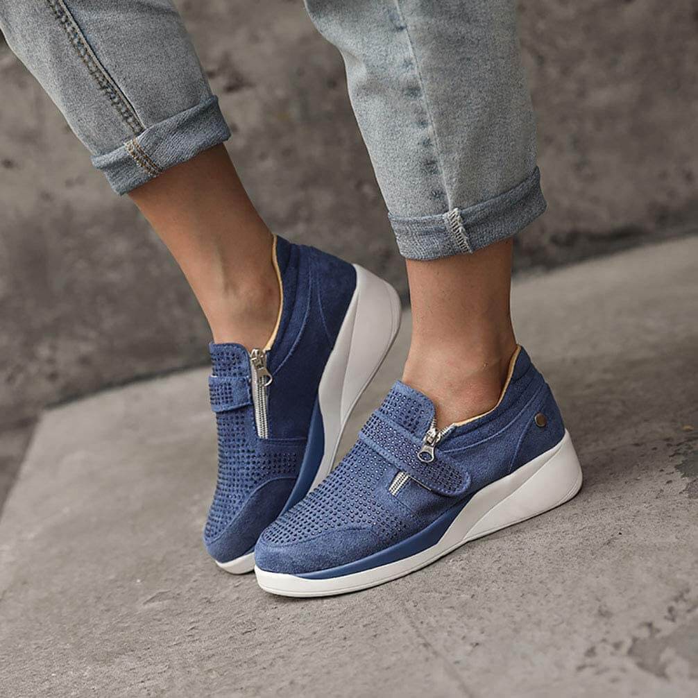 Dames Rits Platform Sneakers