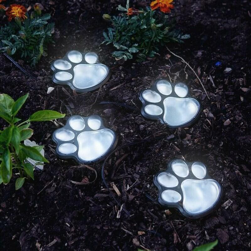 Paw Print Lampjes op zonne-energie
