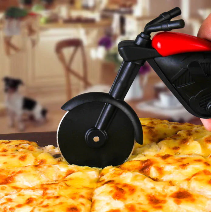 Motorfiets Pizza Snijder