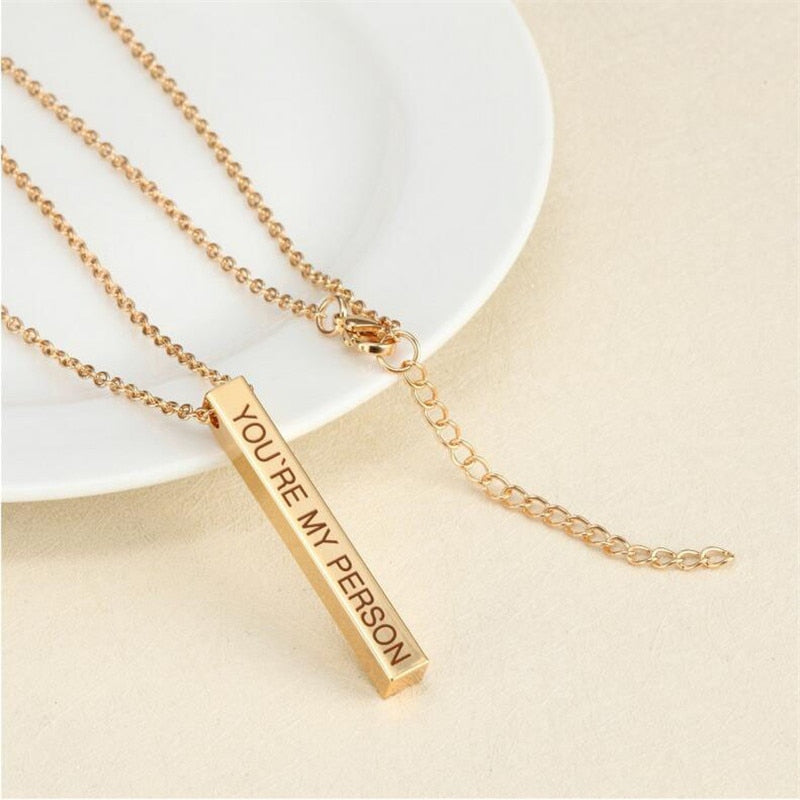 Gegraveerde Ketting