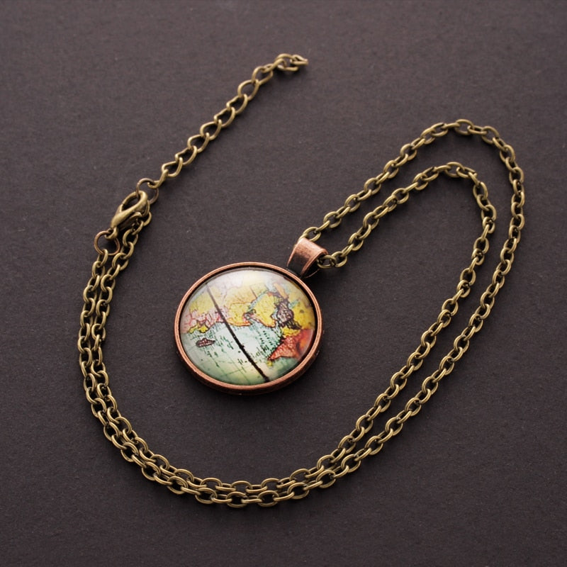 Wereldkaart Ketting PREMIUM