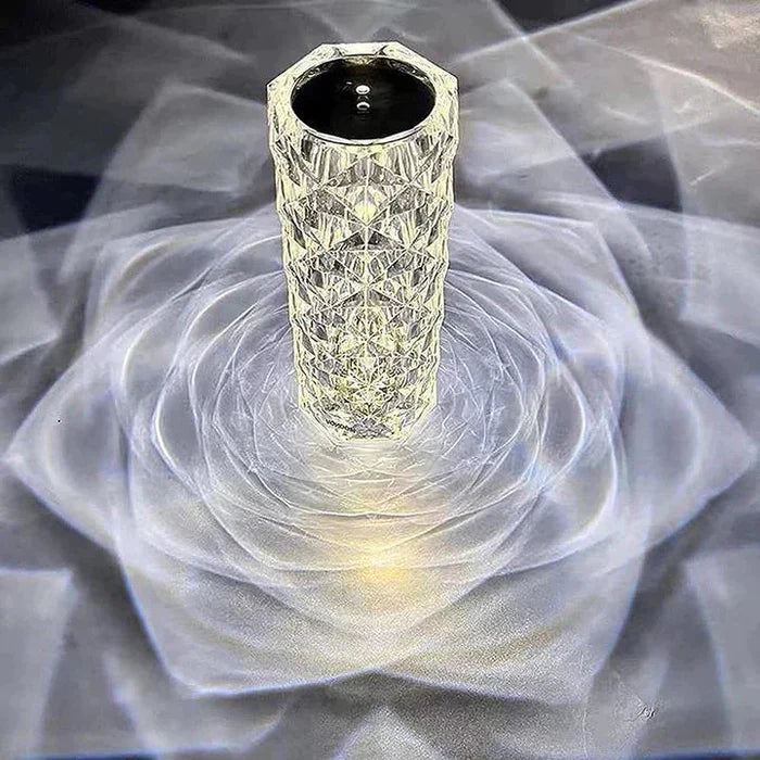 Rose Kristal Projector Touch Lamp
