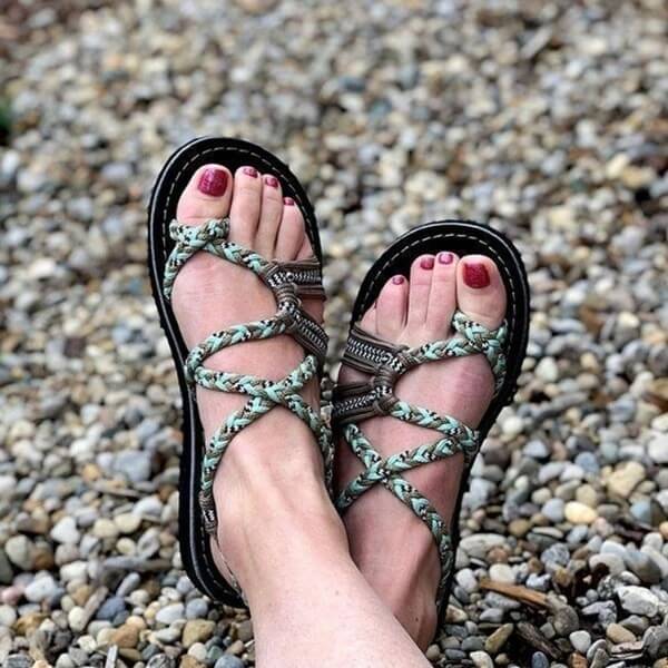 Casual Lace-Up Beach Sandals