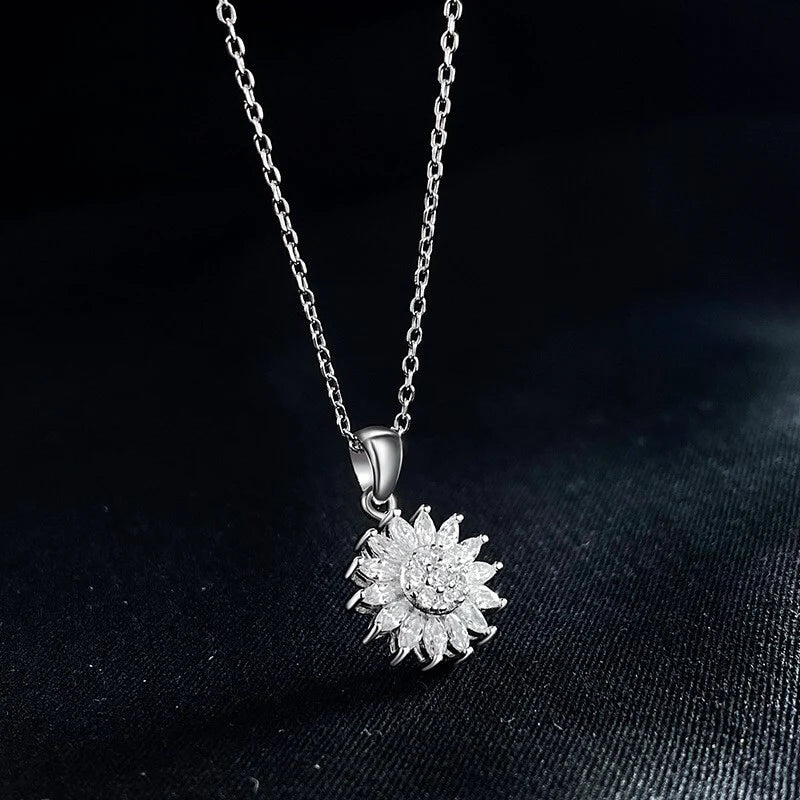 Spinning Zonnebloem Ketting