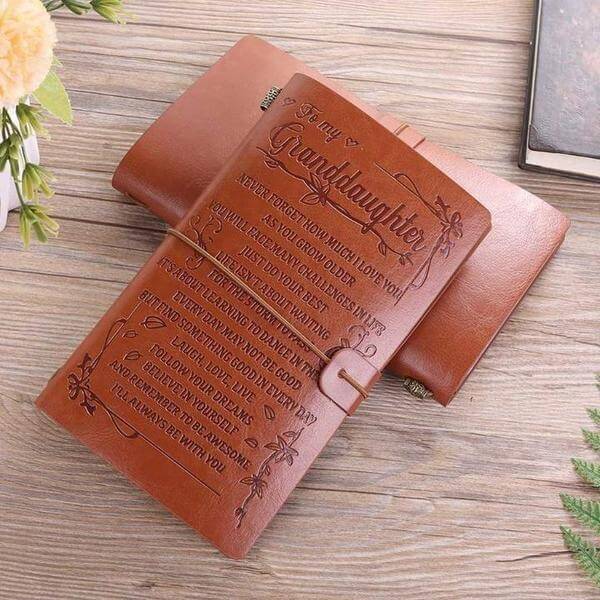 Vintage Gegraveerd Dagboek
