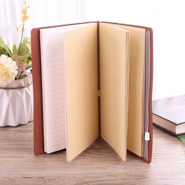 Vintage Gegraveerd Dagboek