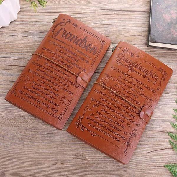 Vintage Gegraveerd Dagboek