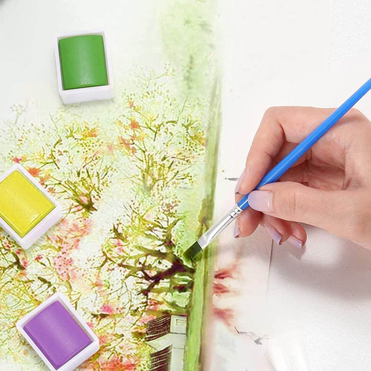 Draagbare Aquarelset