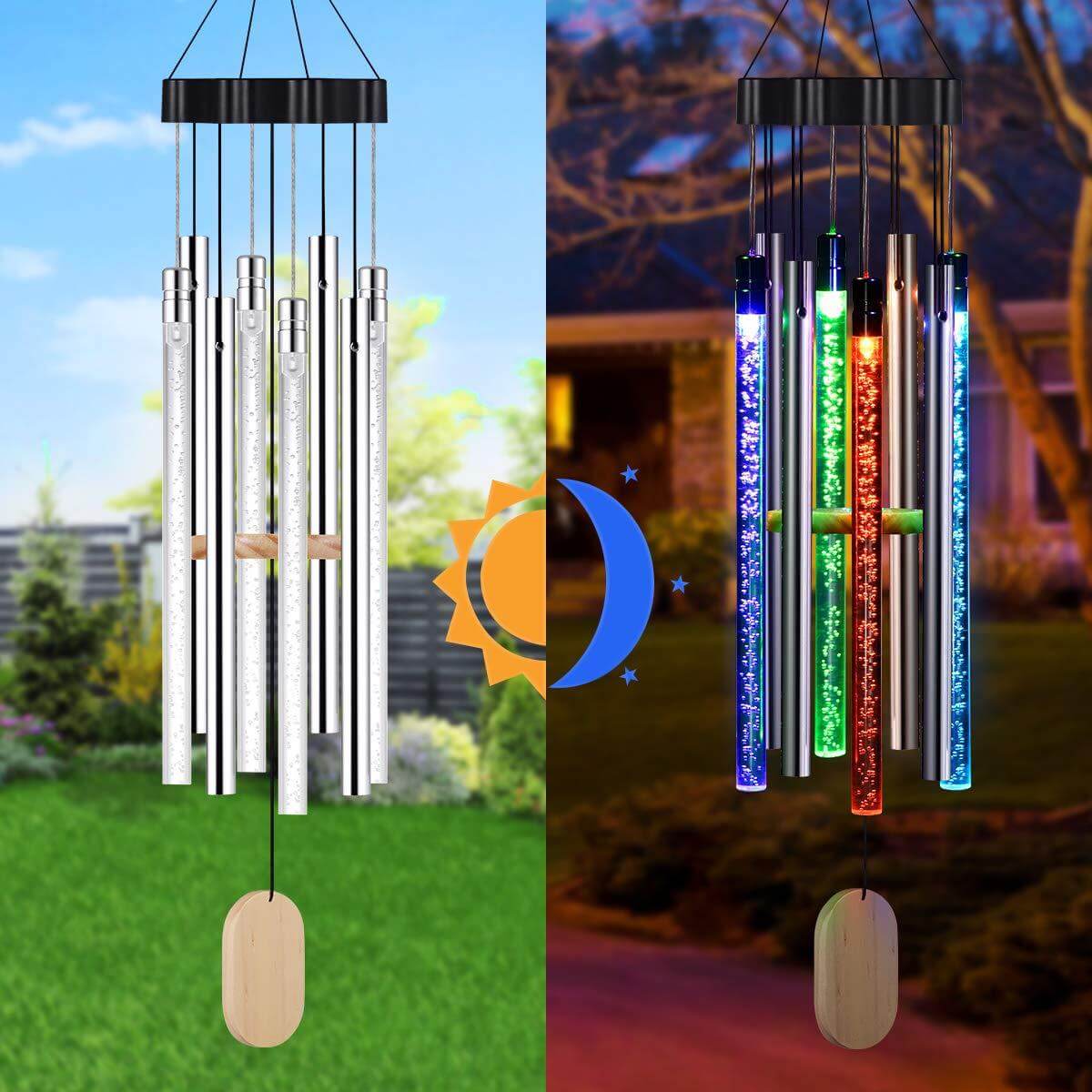 Op zonne-energie Aangedreven Muzikale Windklokkenspel