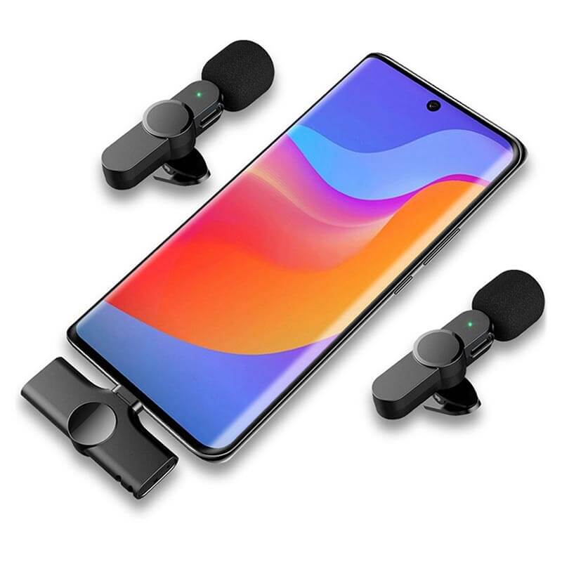 Draadloze Lavalier Mini Mic
