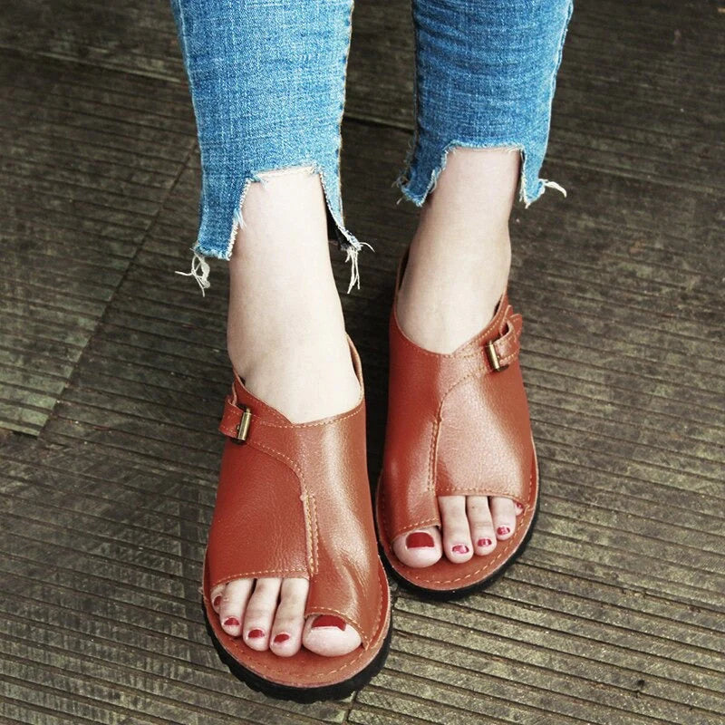 Sandalen met gesp